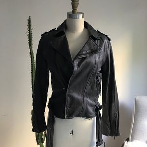 💯 GENUINE LEATHER VINTAGE MOTORJACKET